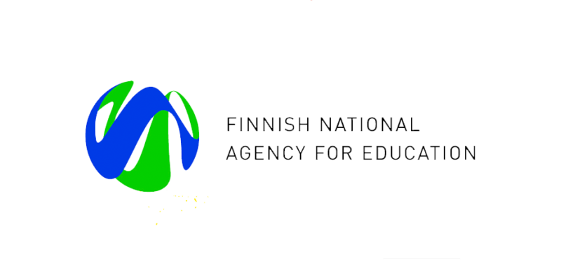 Logo with text of the finish national agency for education